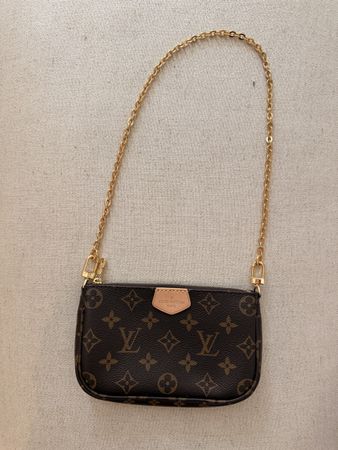 Louis Vuitton kleine Multi Pochette Braun