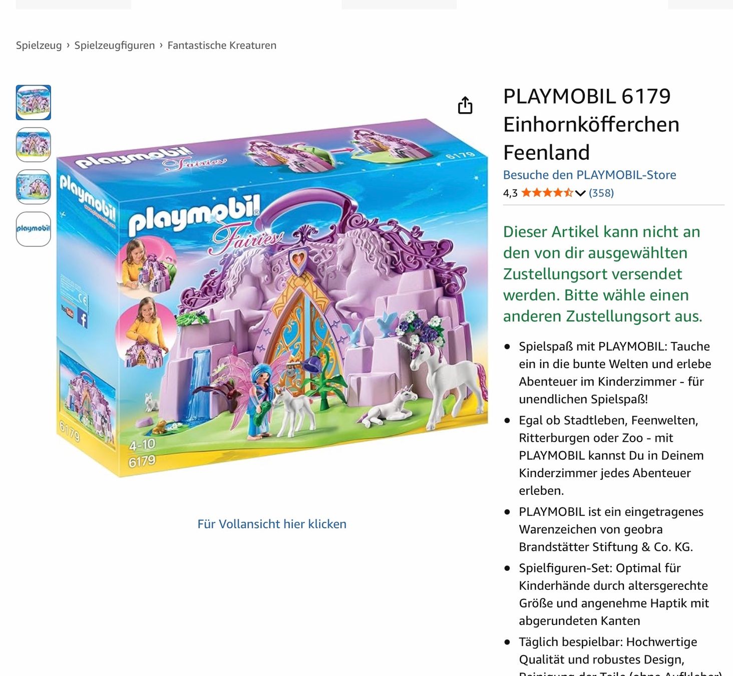 Playmobil Giocattoli: Playmobil Feenlandschaft Köfferchen Torbogen – Usato da Emmenbrücke venduto da Hathor123 8