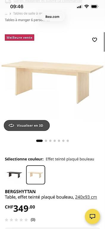 Bänke: Table et banc BERGSHYTTAN – Gebraucht aus Grand-Lancy von Dsfo 1