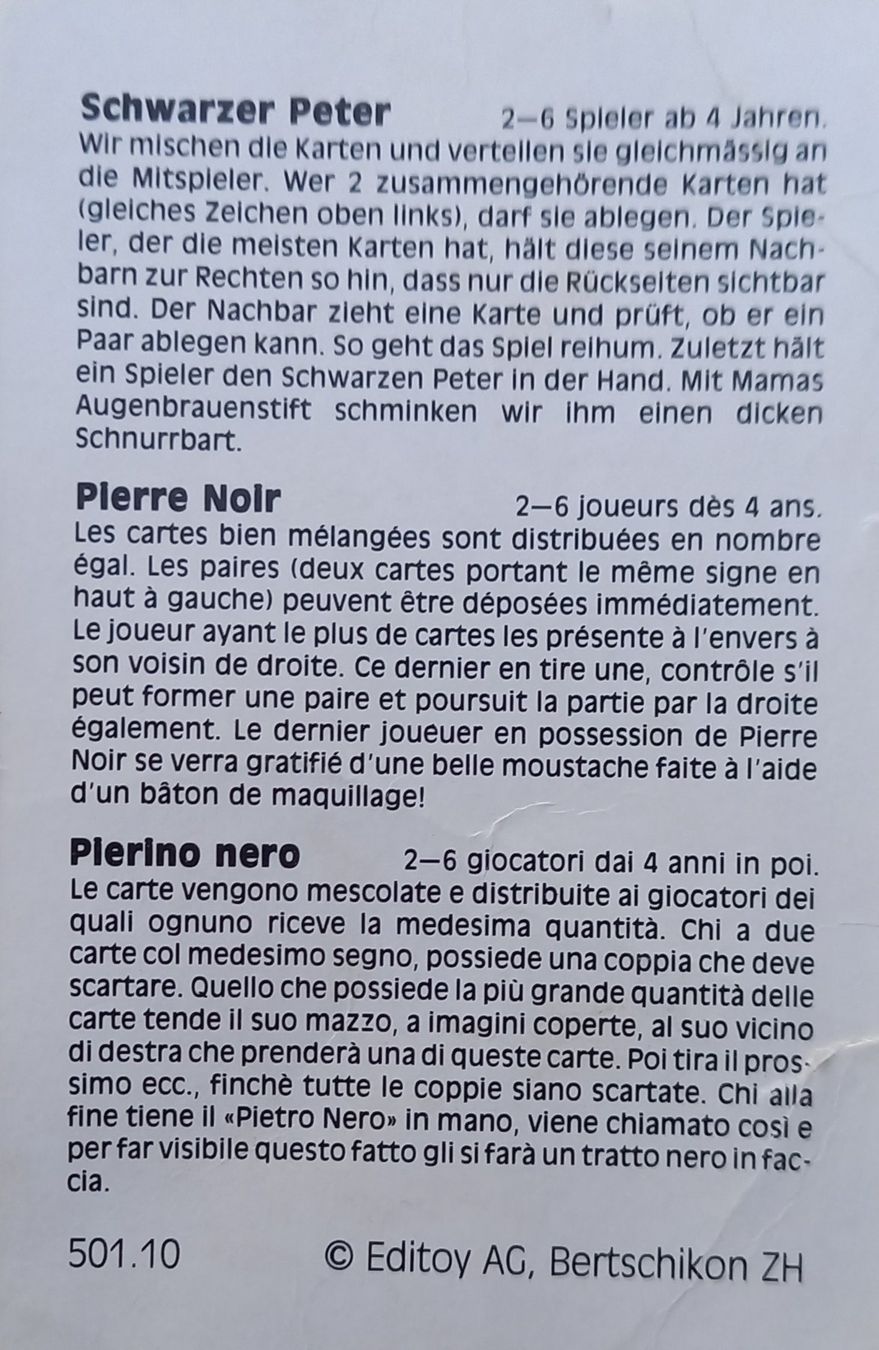 Giocattoli: Schwarzpeter – Usato da Oberfrittenbach venduto da Damo1 3