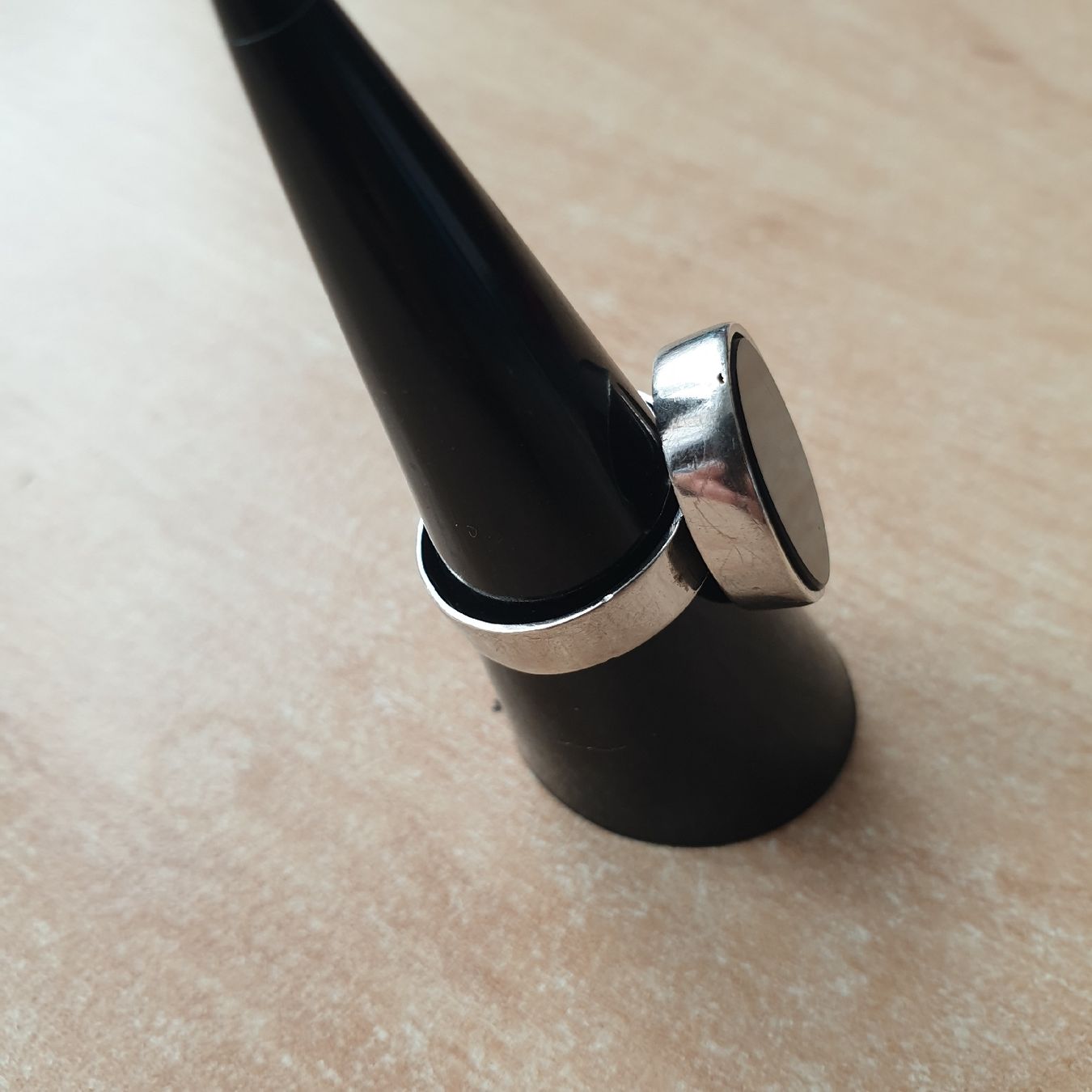 Bagues: 800er Silber Ring mit Onyx gr.17/57 – D'occasion à Winterthur par katzen07 1