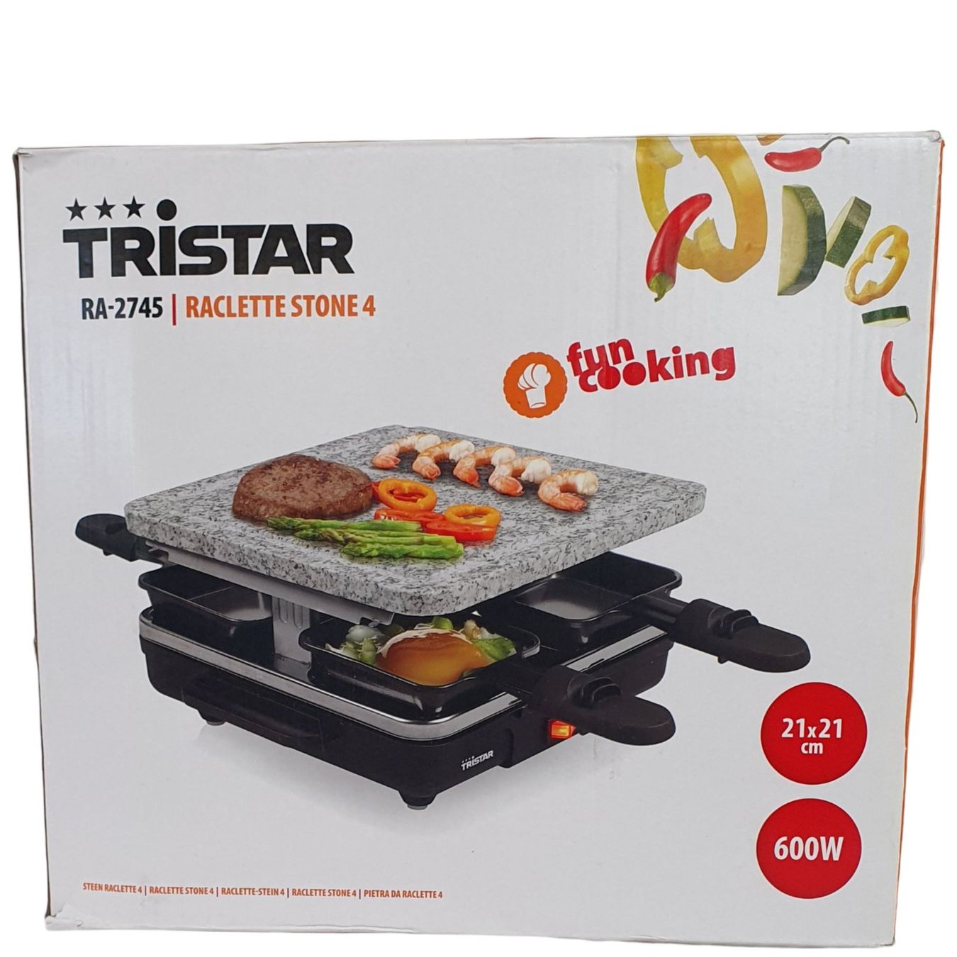 Elettrodomestici da cucina: TRISTAR Raclette-Stein 4, 600W – Nuovo (secondo la descrizione) da Wangen b. Olten venduto da Restwert_Wangen