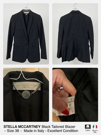 Stella McCartney Blazer schwarz Grösse 38 guter Zustand