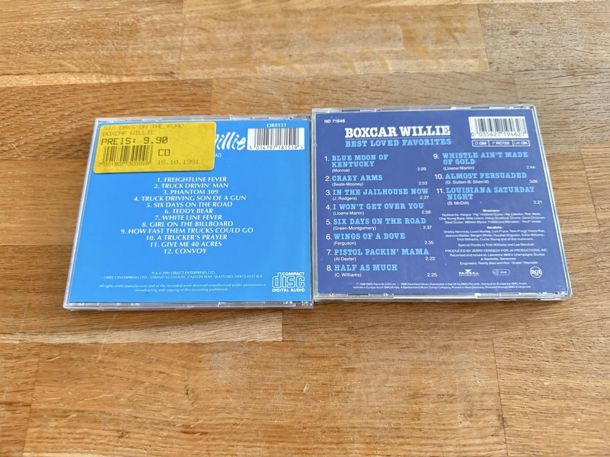CD: 2 CDs Boxcar Willie, Country, – Usato da Goldach venduto da Messerguru 1