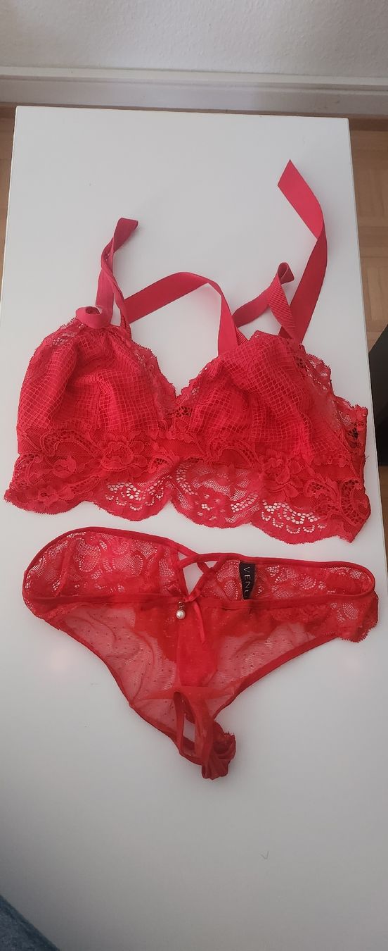 Altra biancheria intima: Rote Dessous Set, Grösse M, super Zustand – Nuovo (secondo la descrizione) da Basel venduto da lucyia