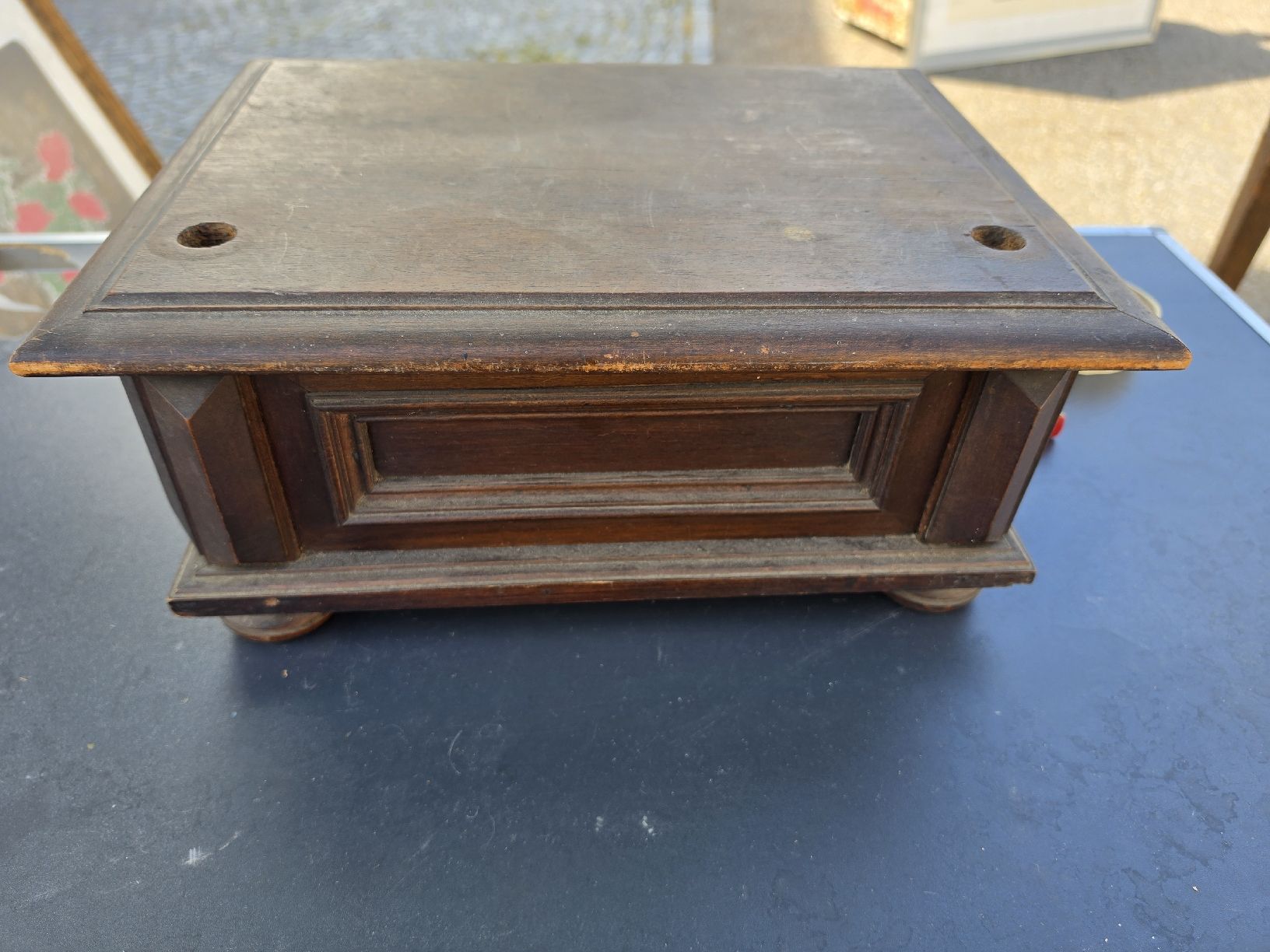 Cassapanche: Holzschatulle mit Schublade antiker Stil – Usato da Mettlen venduto da elios0888 2