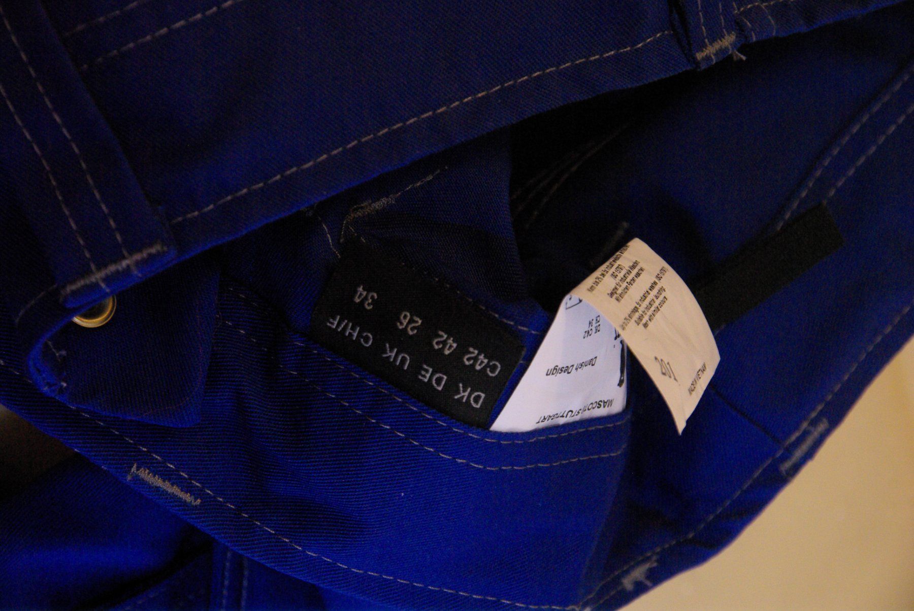 Pantaloni: Kinder Arbeitshose, Gr. 34, blau - mascot – Nuovo (secondo la descrizione) da Herisau venduto da Cevianer1844 5