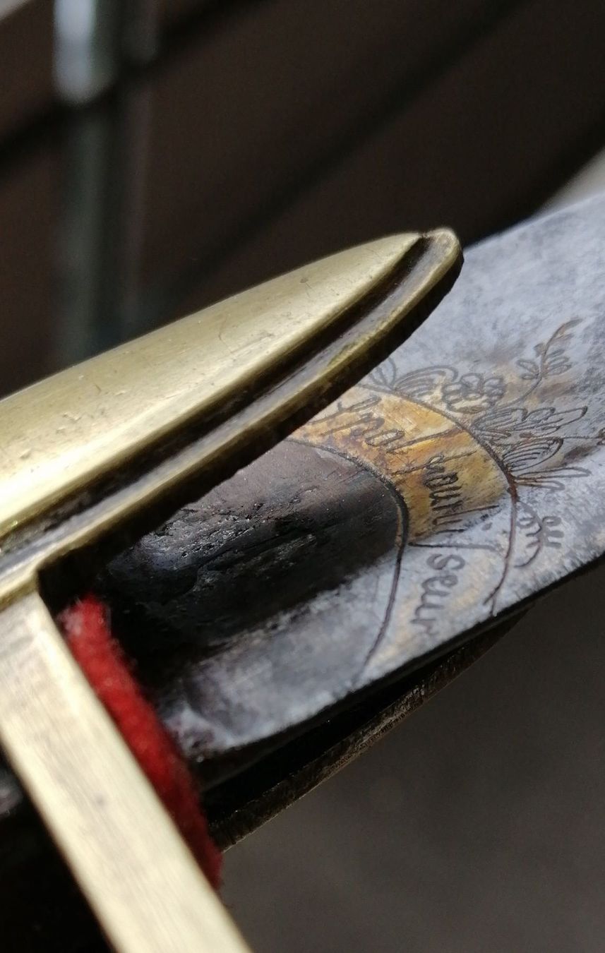 Altre raccolte & rarità: INF. OFF. SÄBEL UM 1848 FRANKREICH – Usato da Maschwanden venduto da OliverM05 3