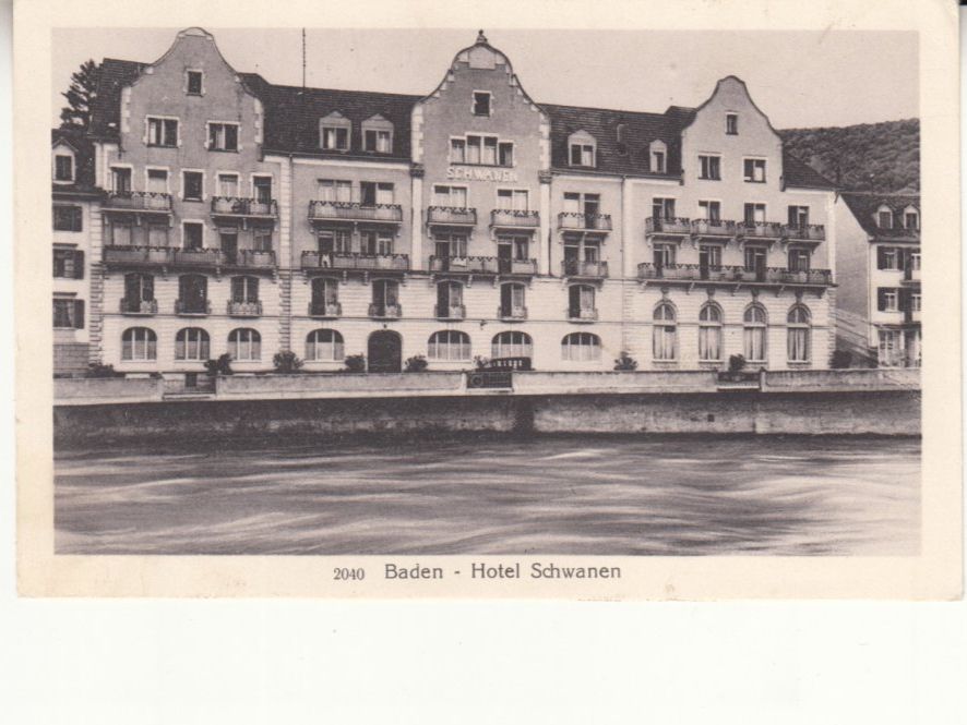 Cartes postales: Baden Schwanen 1929 – D'occasion à Bürglen TG par StampGraf