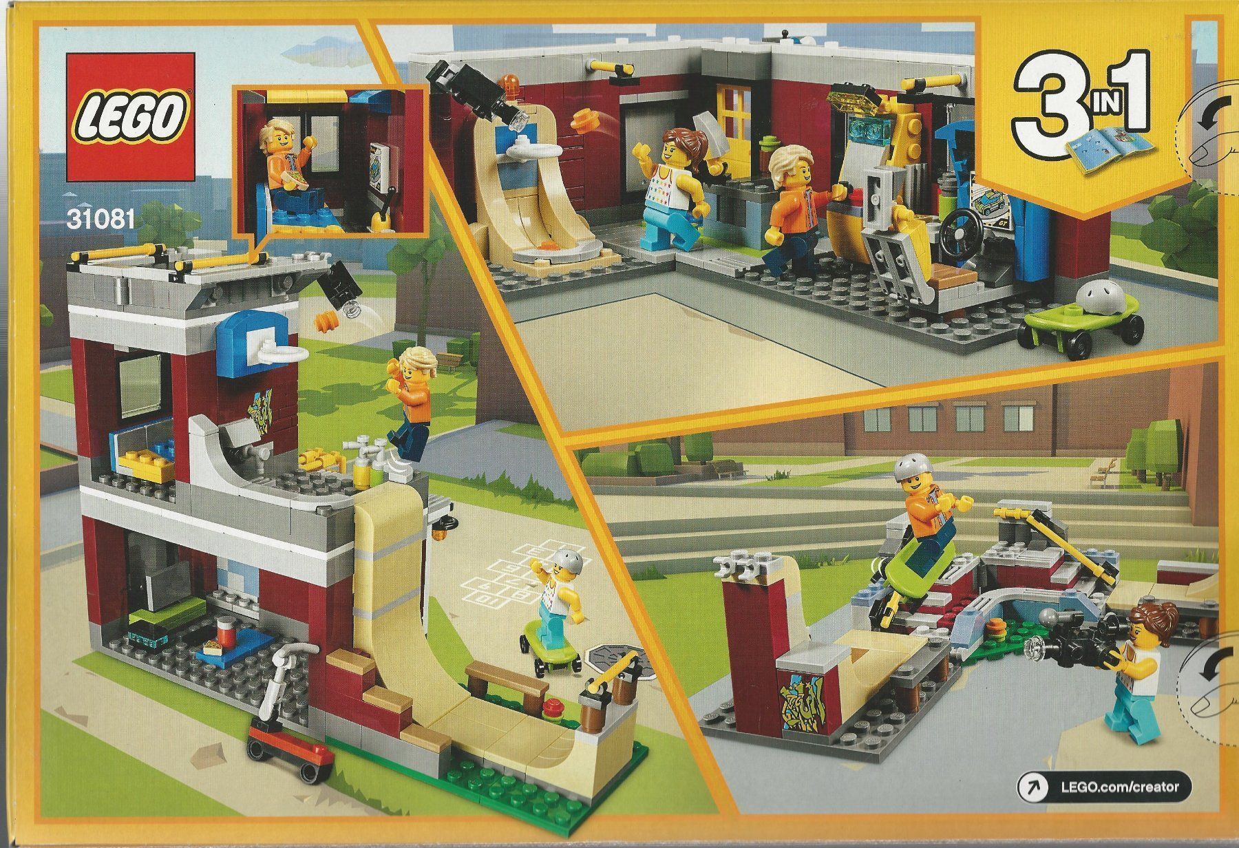 Lego Kit di costruzioni: LEGO CREATOR 31081 MODULAR SKATE HOUSE new – Nuovo e nell'imballaggio originale da Vezia venduto da Aquarius_Age 1