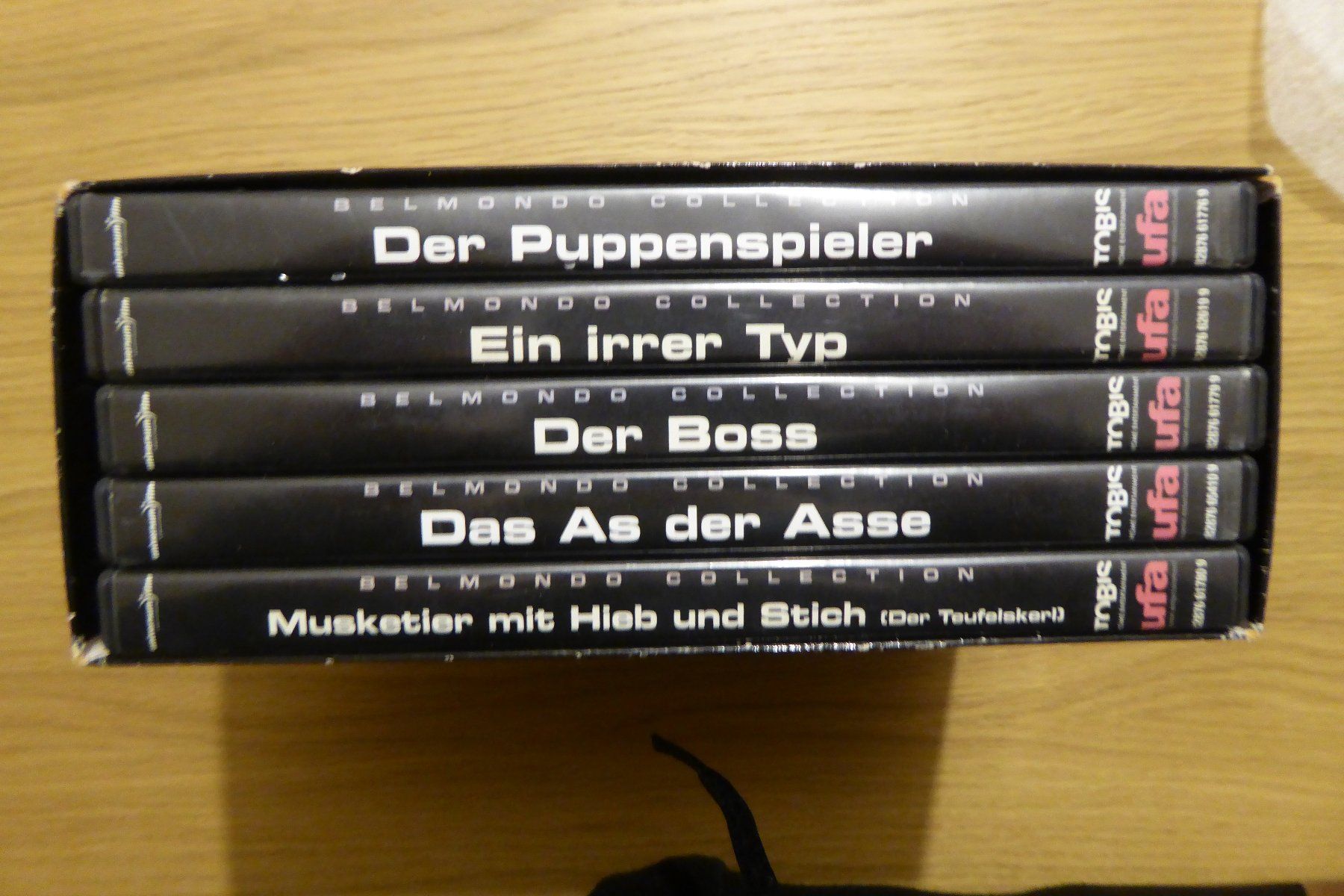 Tutti i DVDs: 5xDVD Belmondo Box Collection – Usato da Allschwil venduto da Summelsarium 1