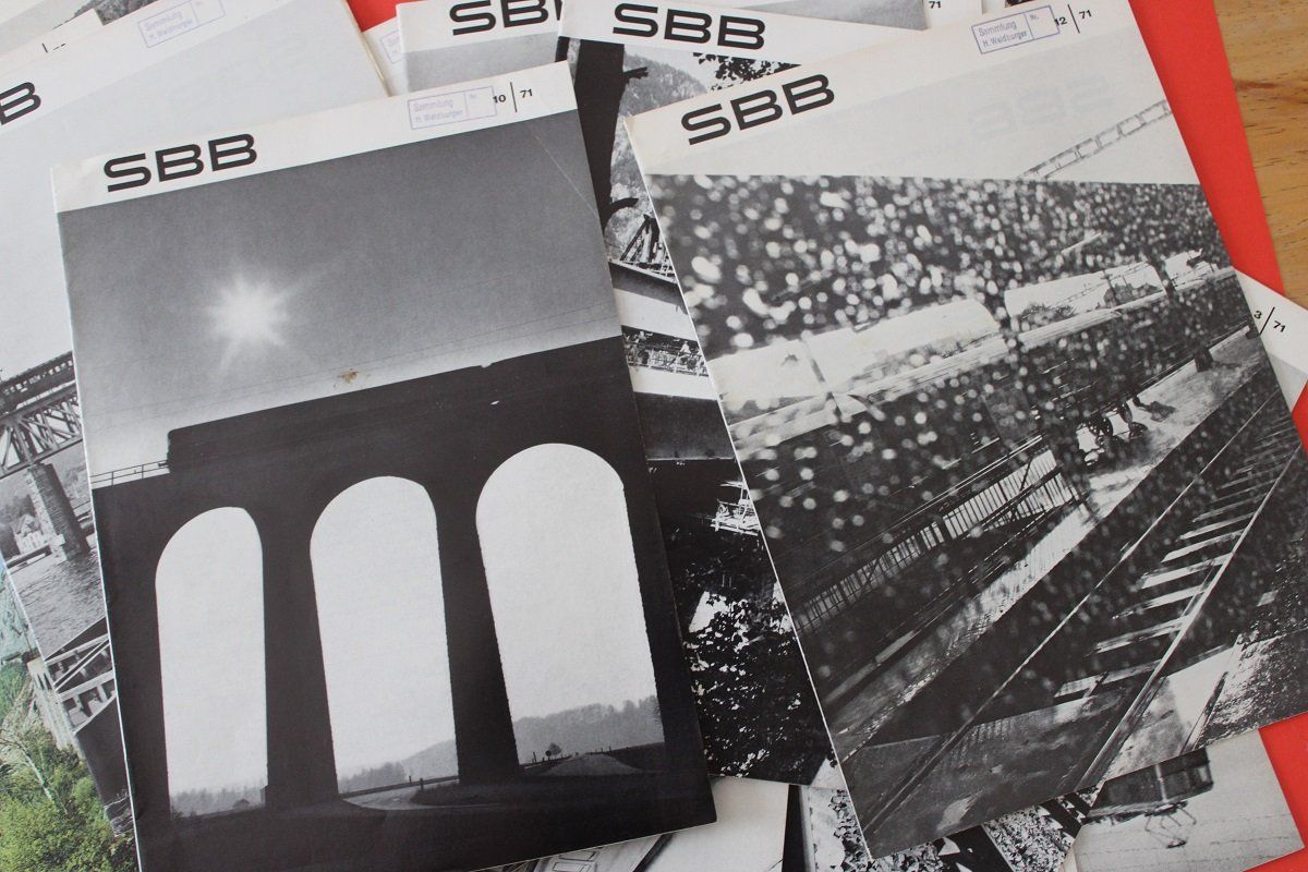 Riviste & Magazine: 20 x SBB Nachrichtenblatt 1970 & 1971 – Usato da Wettswil venduto da roma010 7