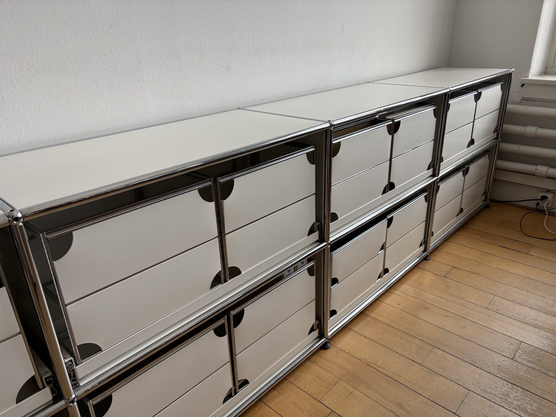 USM Scaffali: USM Haller Sideboard, weiss, Top Zustand, – Usato da Zürich venduto da Boncept 3