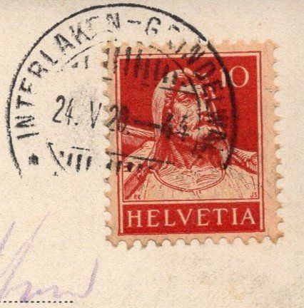 Cartes postales: Grindelwald --  Fiescherhorn  u. Eiger 1920 – D'occasion à Aarau par kufi44 3