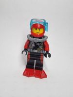 LEGO City cty0558 Scuba Diver, Male, Red Flippers