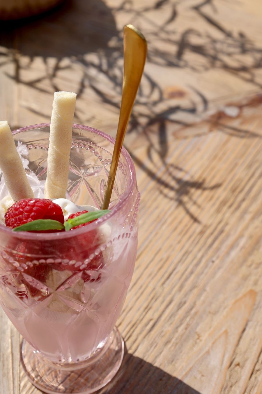 Bicchieri: Chic Antique Longdrink-Glas mit Muster "Saint-Émilion" – Nuovo e nell'imballaggio originale da Innertkirchen venduto da Glatthard-Interior 1