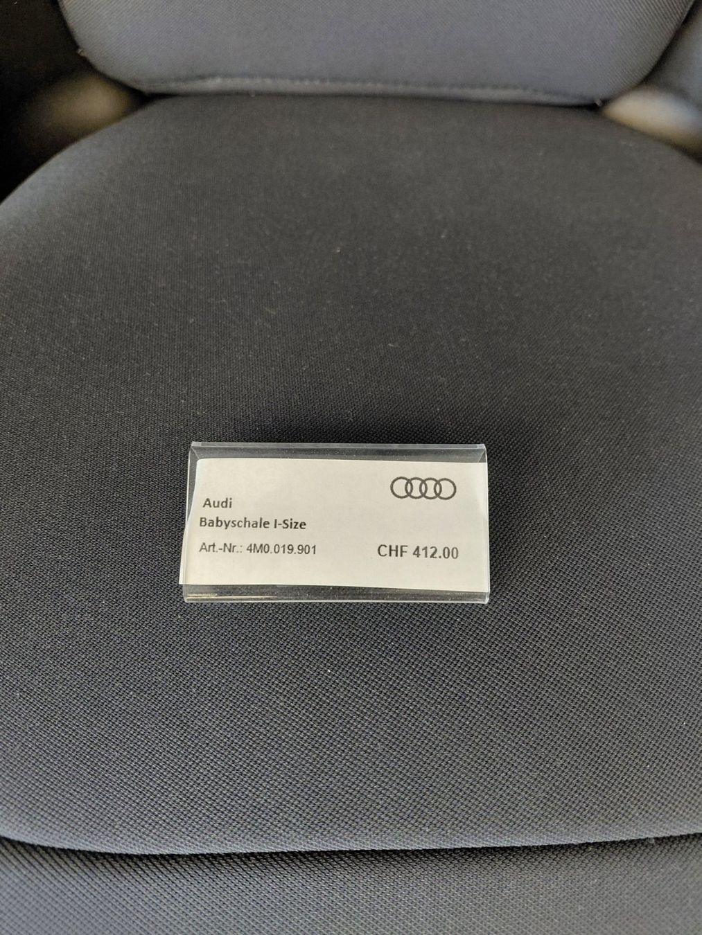 Auto-Kindersitze: Audi Babyschale – Neu (gemäss Beschreibung) aus Bern von amagbern 1