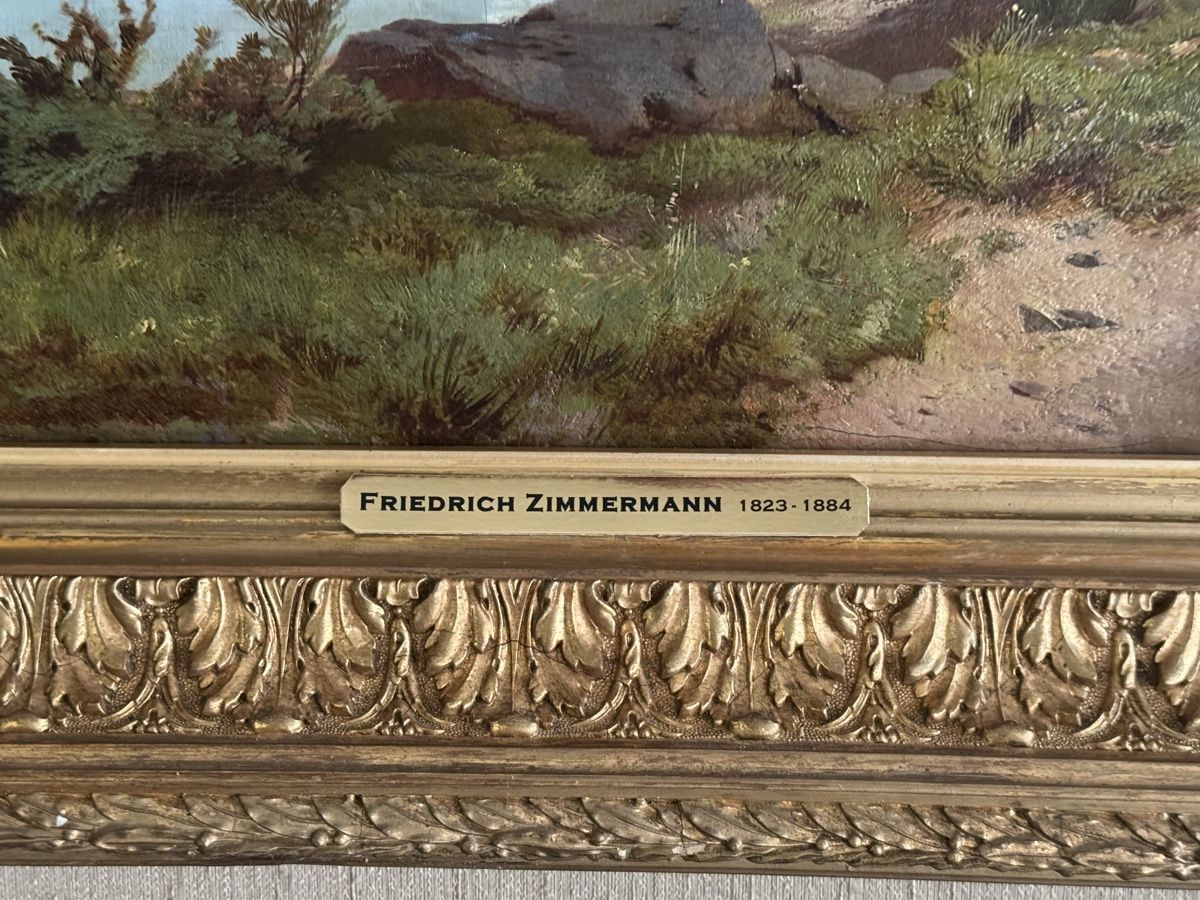 Dipinti: Oelgemälde Friedrich Zimmermann 1823-1915 – Usato da Mezzovico venduto da bauhaus70 3