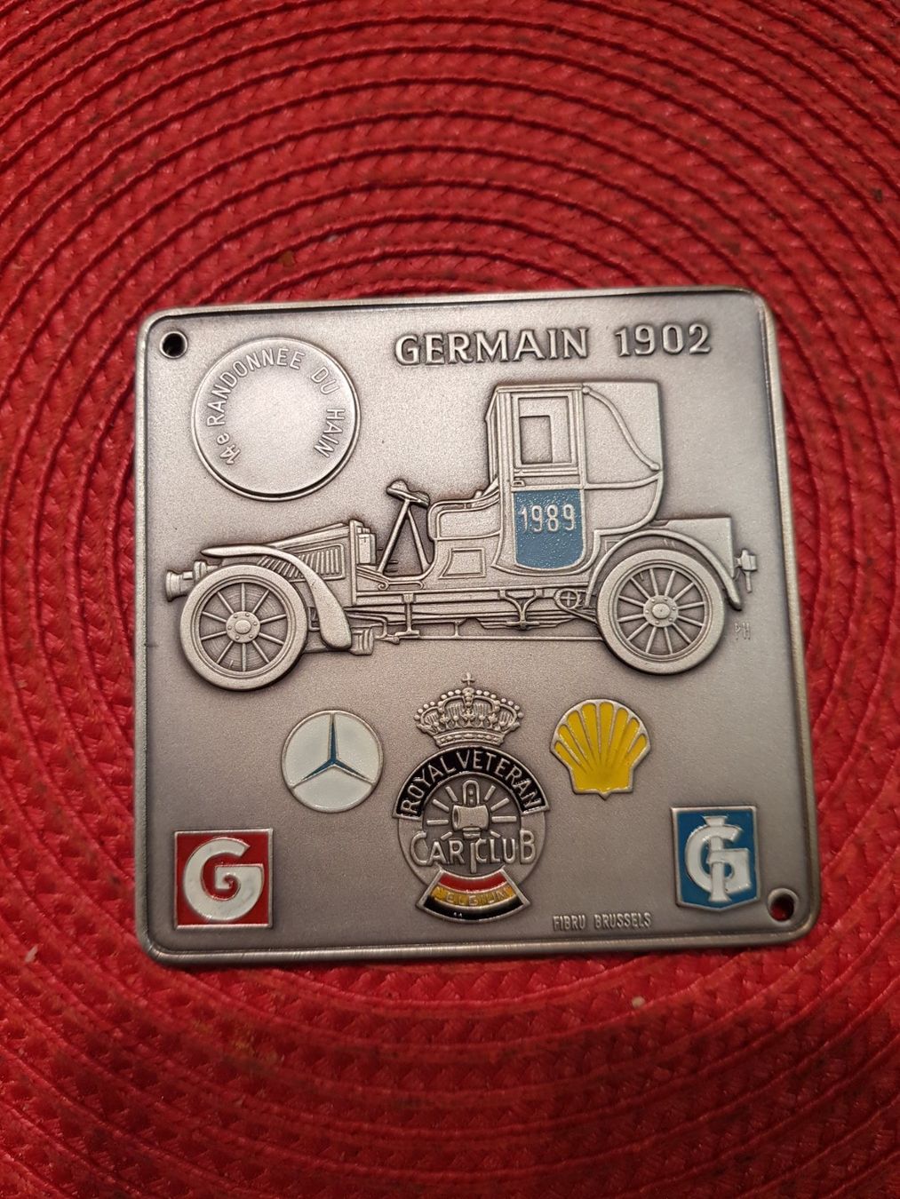 Medaglie: Germain 1902 Oldtimer Auto Medaille 1989 – Usato da Biel / bienne venduto da Sarouch9 1