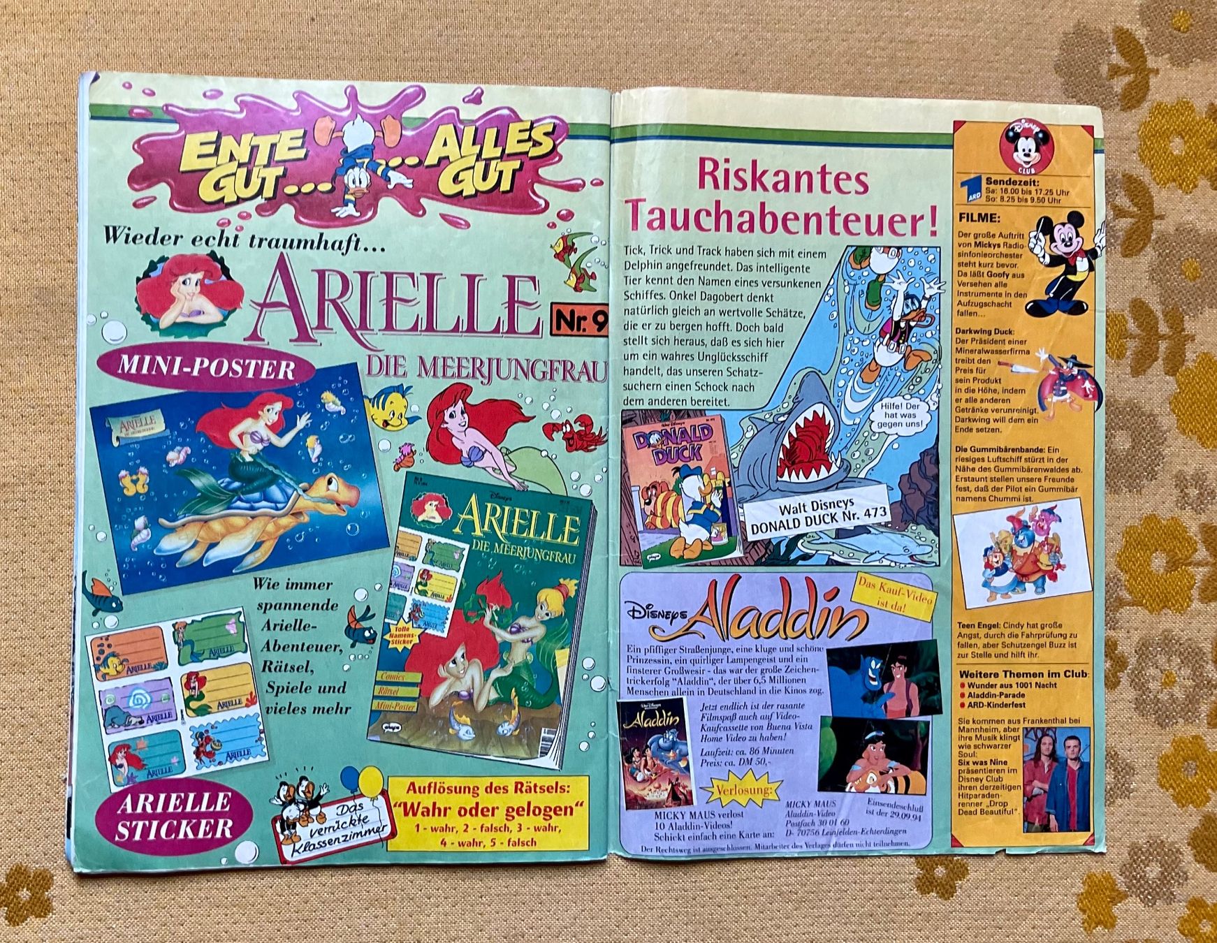 Comics: Micky Maus Heft Nr 37 von 1994 – Gebraucht aus Endingen von nathan05 8