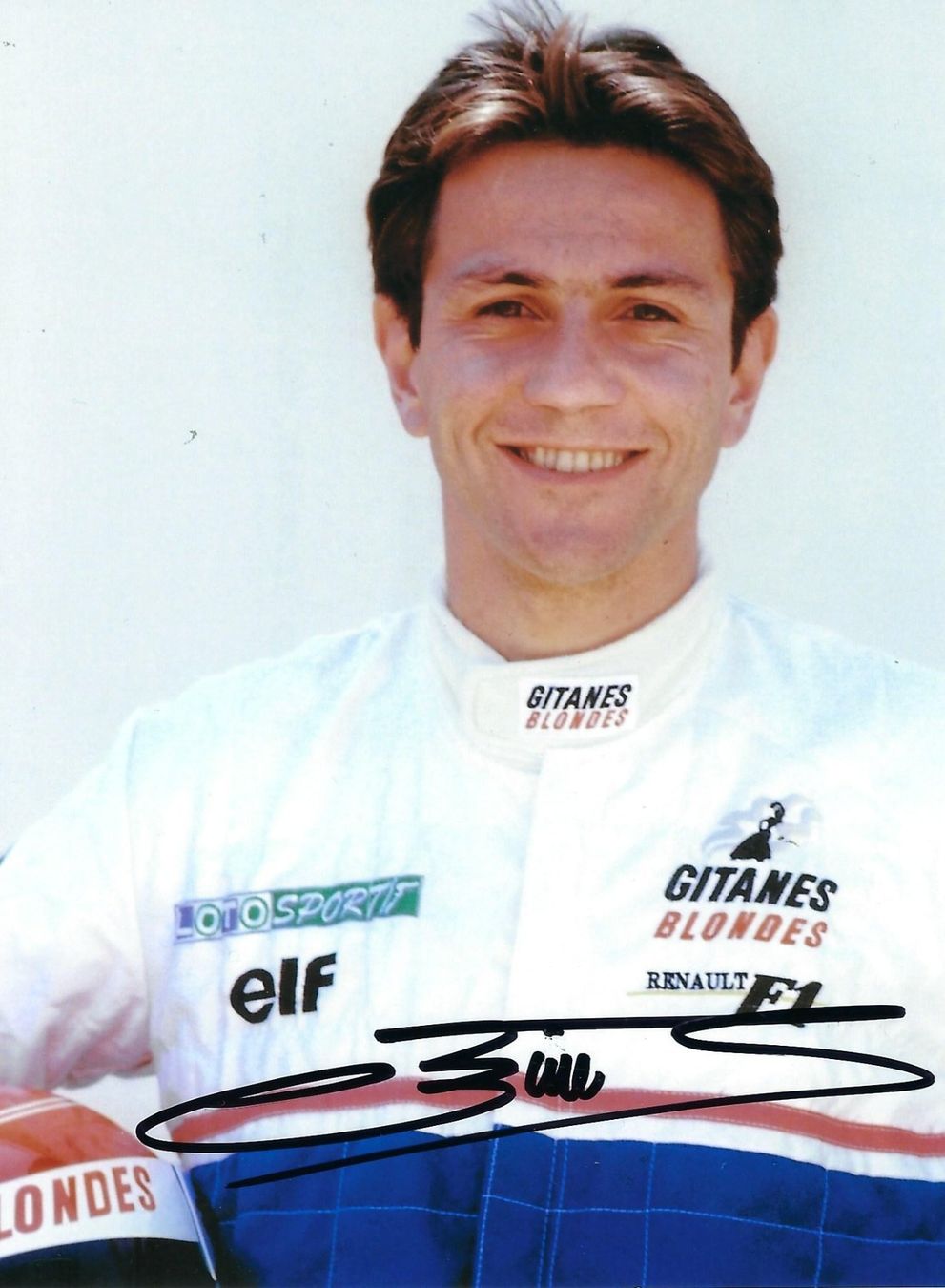Autografi: Foto; Erik Comas, Formel 1 – Usato da Aarburg venduto da Hktm