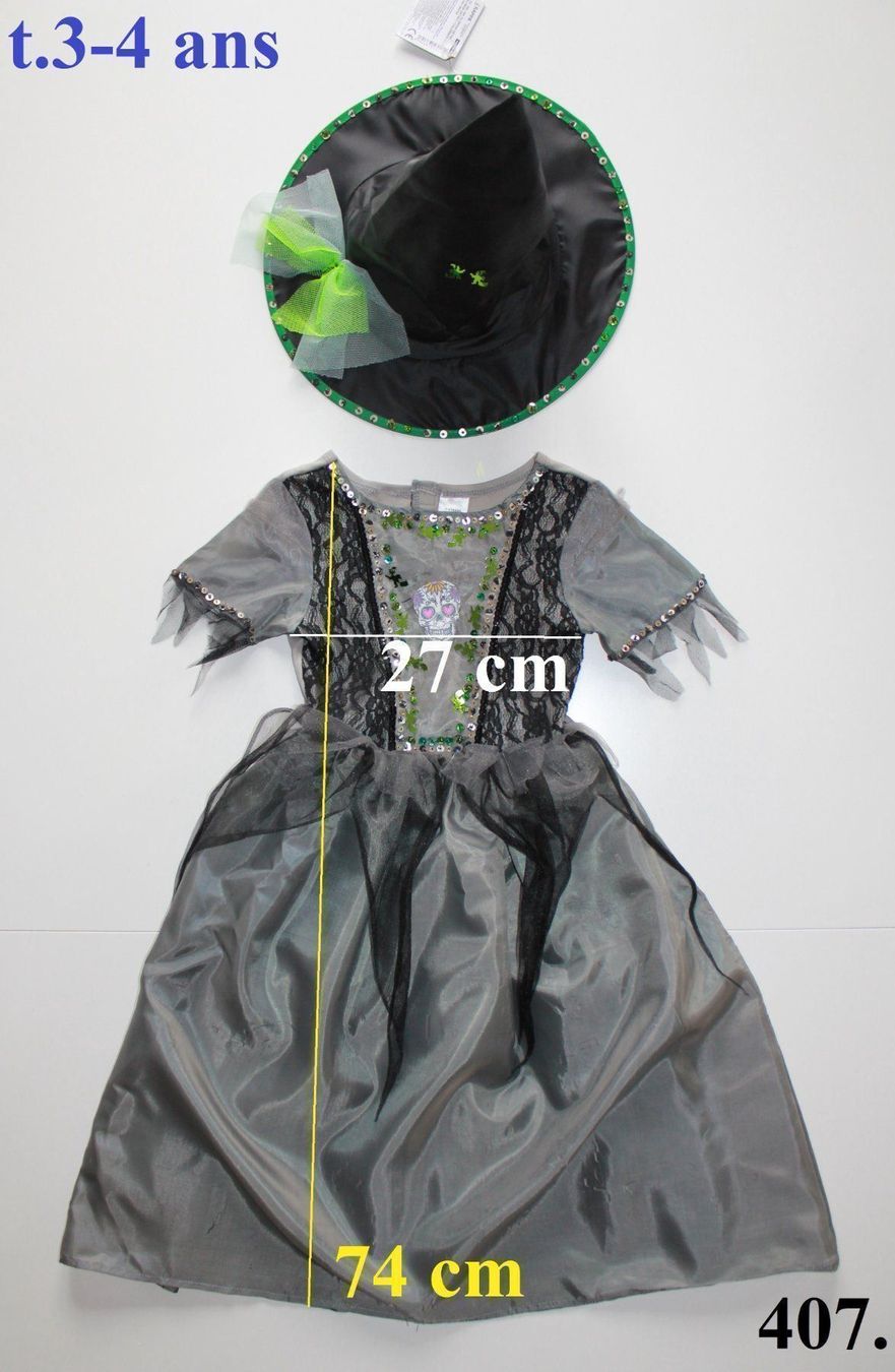 Kostüme: Costume Sorcière / Hexe t. 3 - 4 ans – Gebraucht aus Peseux von CoolShoping 1