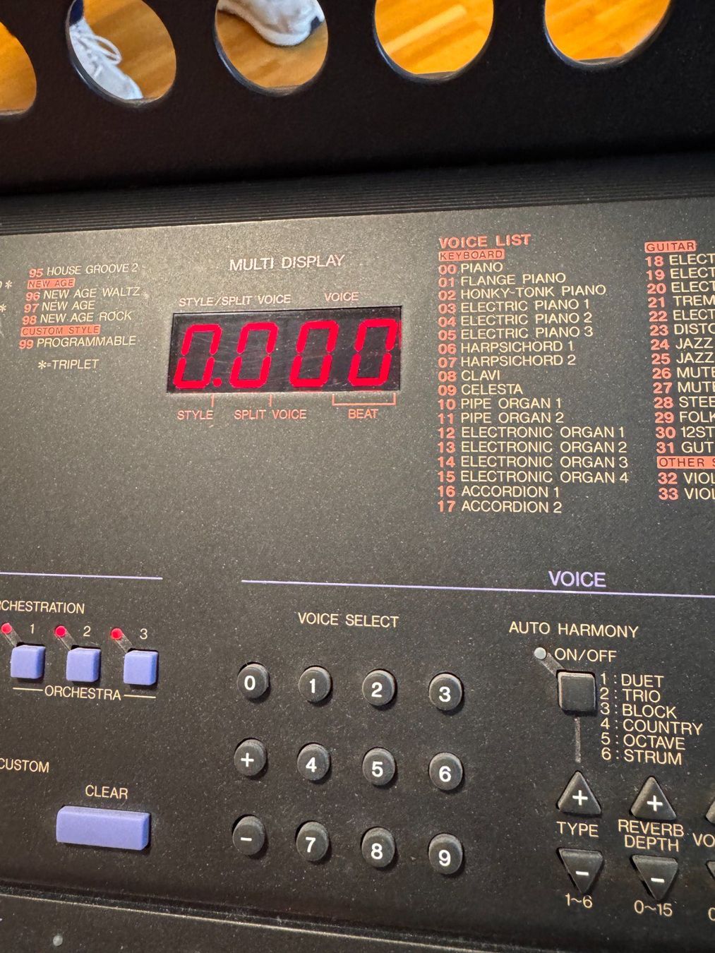 Yamaha Strumenti musicali: Keyboard Yamaha PSR-600 – Usato da Baar venduto da moritz1960 3
