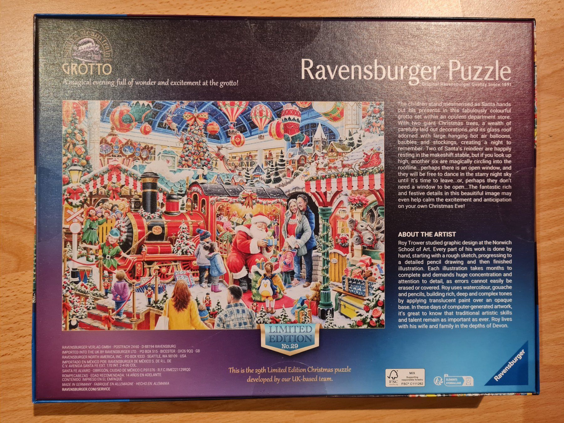 Ravensburger Puzzle: Neu Puzzle Weihnachten "Santa's Tain" – Nuovo e nell'imballaggio originale da Ochlenberg venduto da Crashdown 4