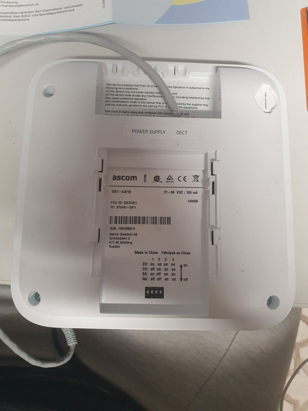 Modems & Router: Ascom DB1-A3/1B IP-DECT Basisstation – Gebraucht aus Zürich von eymen20 1