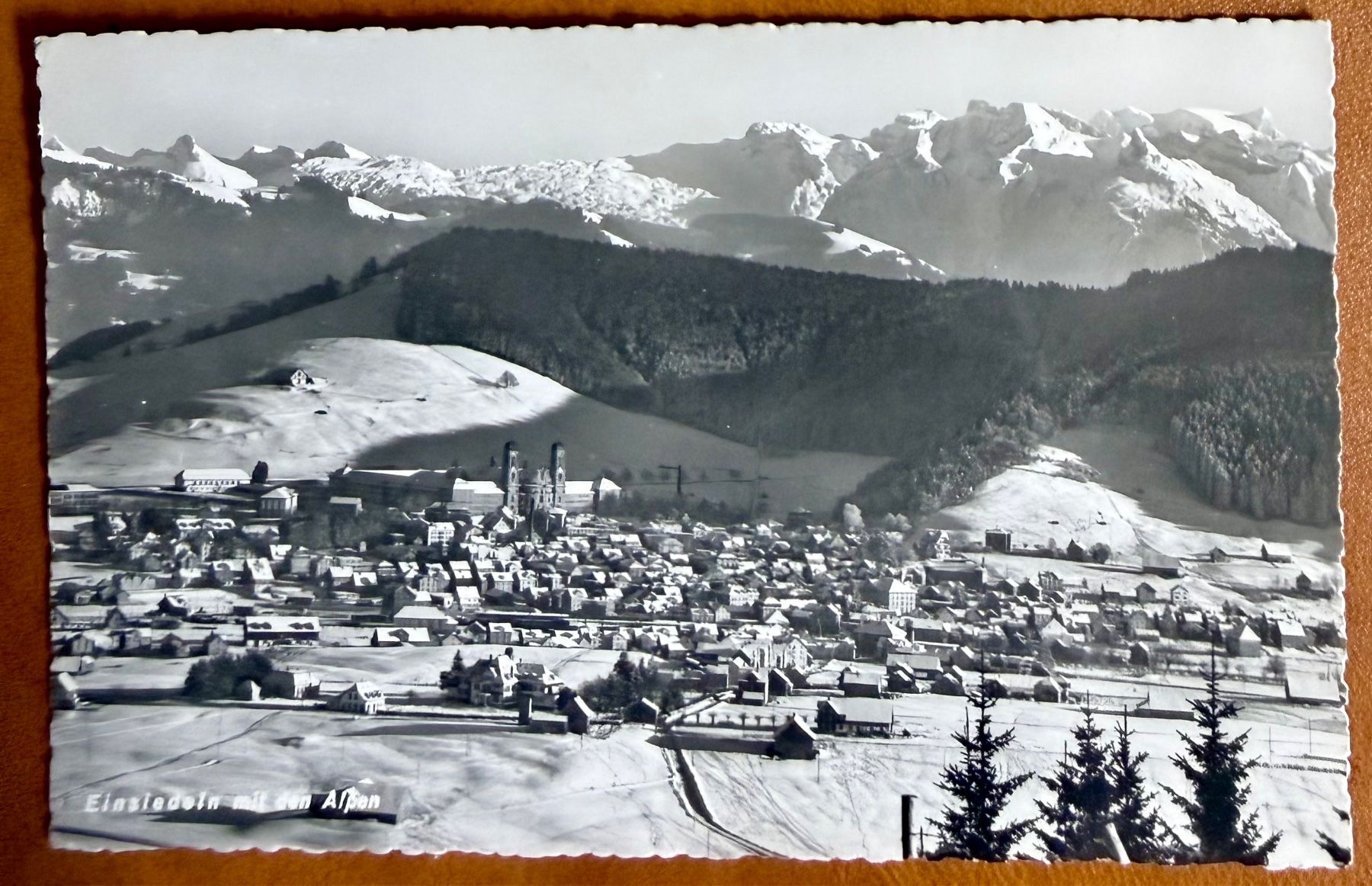 Cartoline postali: Einsiedeln - Winter - AK – Usato da Lutry venduto da Ediego