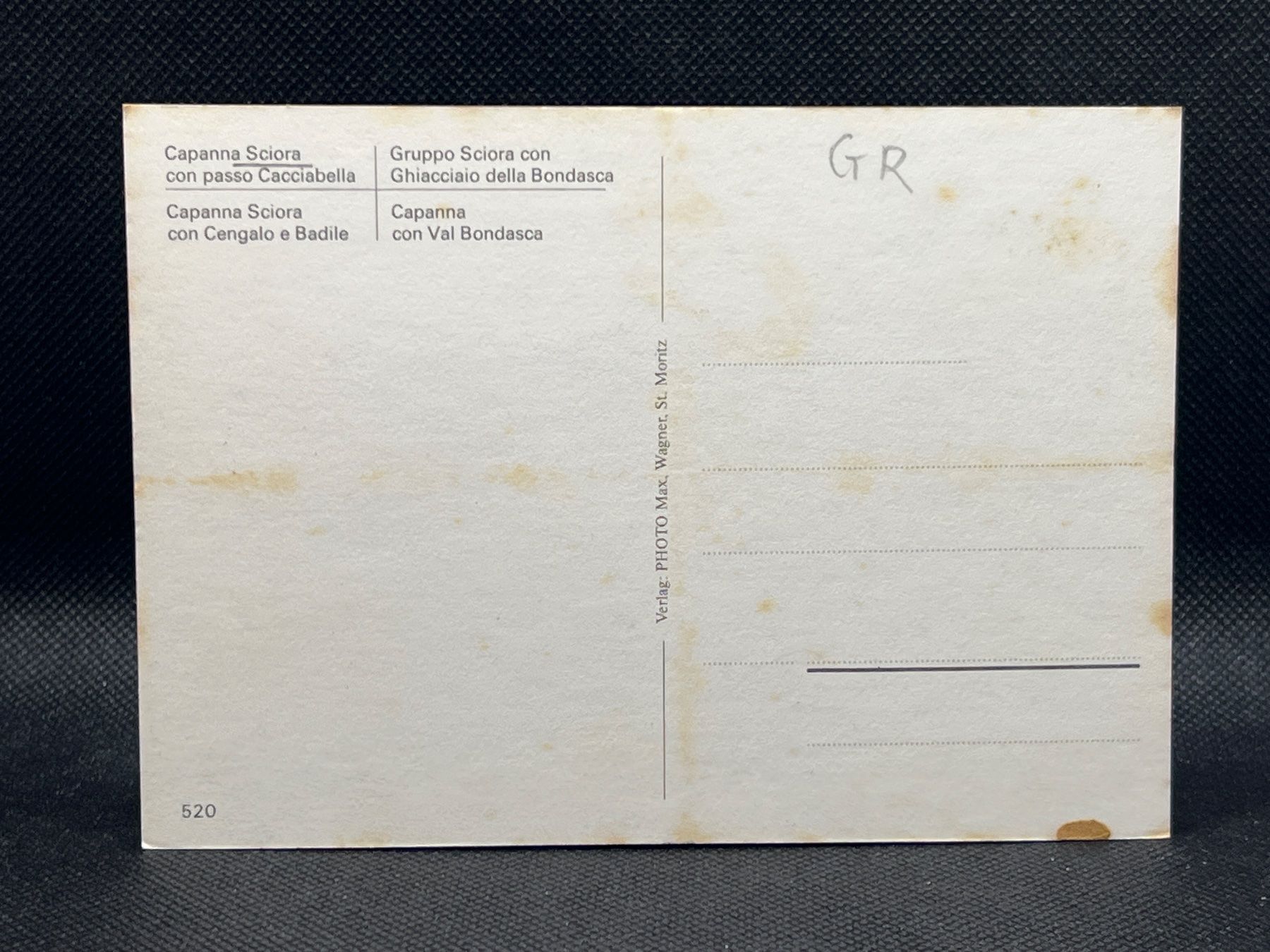 Cartoline postali: Capanna di Sciora 2118 m.s.m. – Usato da Widnau venduto da Brusi9 1