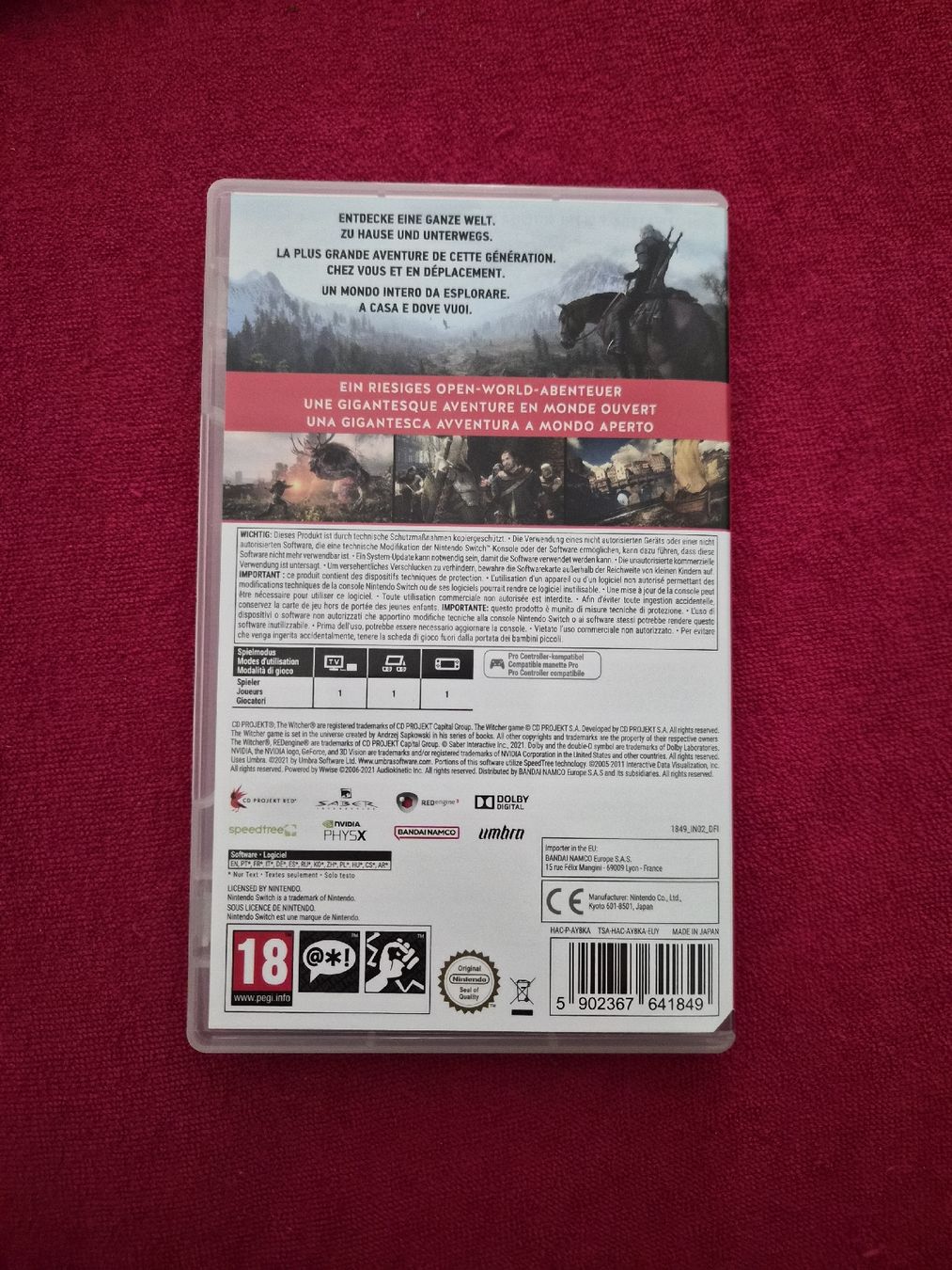 Nintendo Jeux: The Witcher 3 Wild Hunt (Switch) – Neuf (Voir description) à Wabern par konbini 1