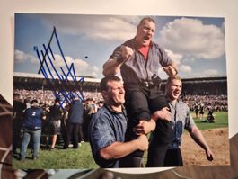 Joel Wicki Autogramm Schwingerkönig persönlich gesammelt