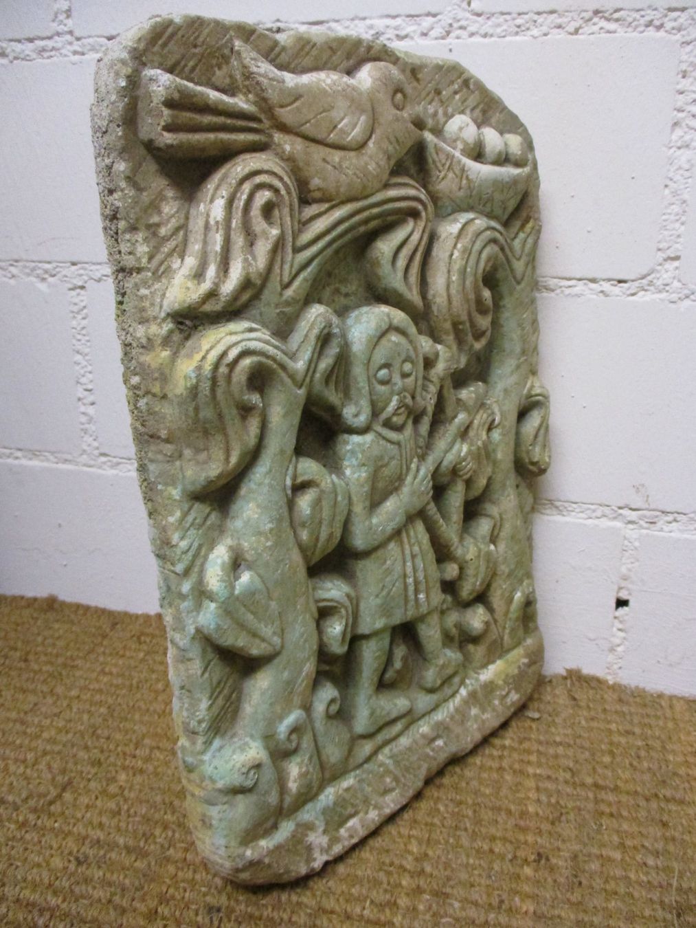 Sculture & Statue: Stein-Kunst Fragment mit Bogenschütze Mittelalter Bildhauer – Usato da Windisch venduto da Autogrammo 7