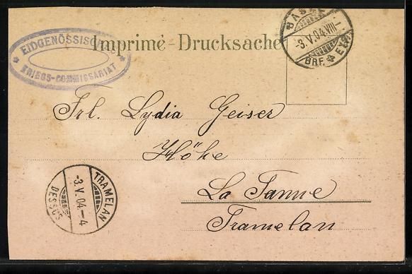 Cartoline postali: Litho Basel, Wettsteinbrücke u. Münste – Usato da Berlin venduto da bartko-reher 1
