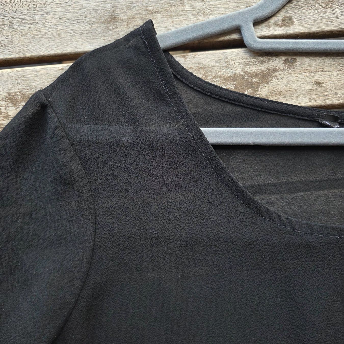 Camicette: 🐸 BLUSE XS - M SCHWARZ TRANSPARENT – Nuovo (secondo la descrizione) da Môtier (Vully) venduto da Frogs 7