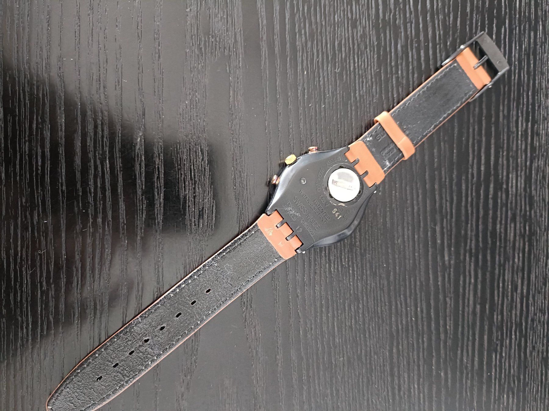 Swatch Uhren: SWATCH CHRONO SANDSTORM SCB 104 1991 GEBRAUCHT – Gebraucht aus Liebefeld von Bestbets 4