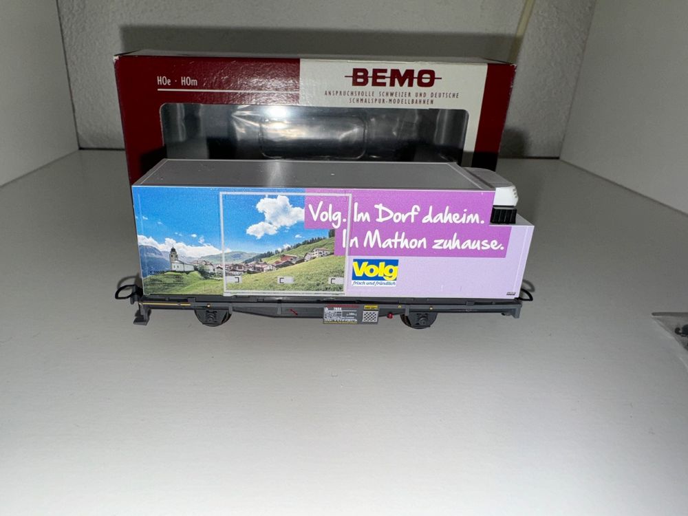 Locomotive Bemo RhB HOm - "Fläsh" - Réf 2288 168 - Neuve