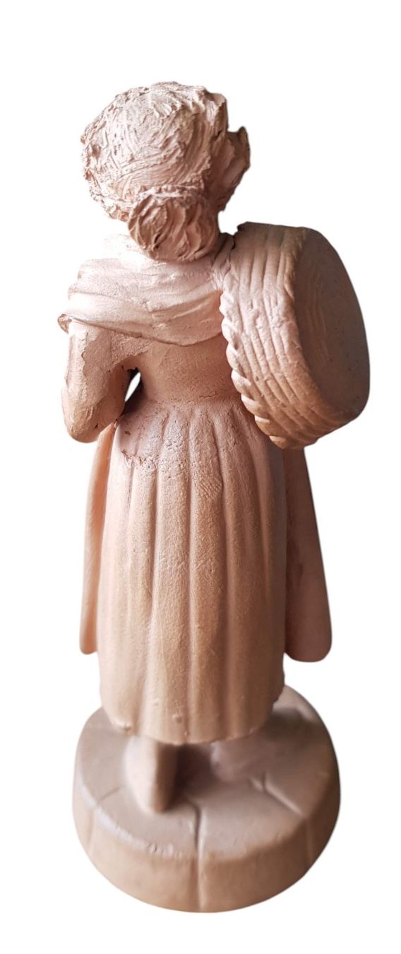 Sculture & Statue: Skulptur Bauernmädchen antik – Usato da Mörschwil venduto da antiksalon21 3