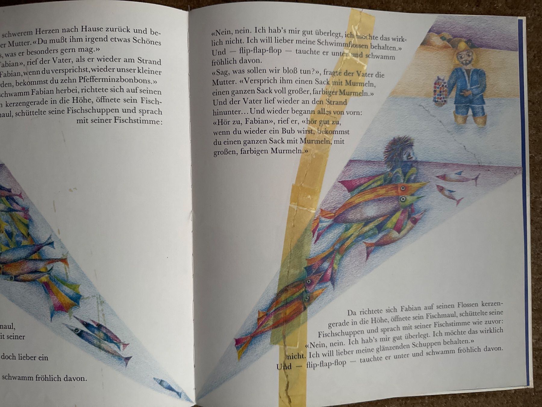 Libri: Fabian der Fischbub - Jacqueline Held – Usato da Aarau venduto da Kilauea 7