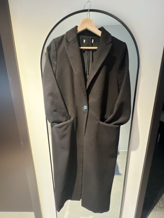 Damen Mantel, schwarz, Grösse 38