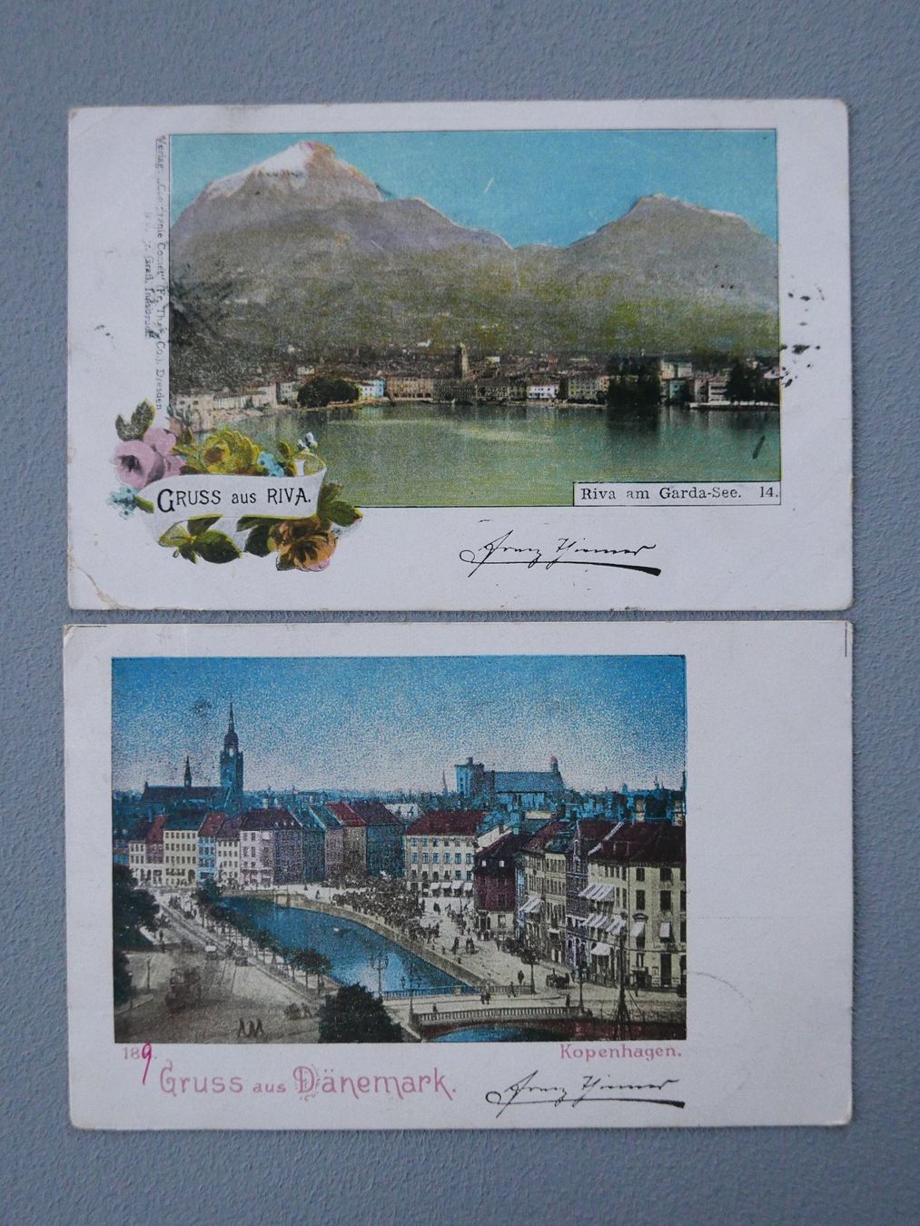 Cartoline postali: ANTIKE KORRESPONDENZ ANSICHTSKARTEN AUS ALLER WELT – Usato da Balgach venduto da Zwischenraum 3