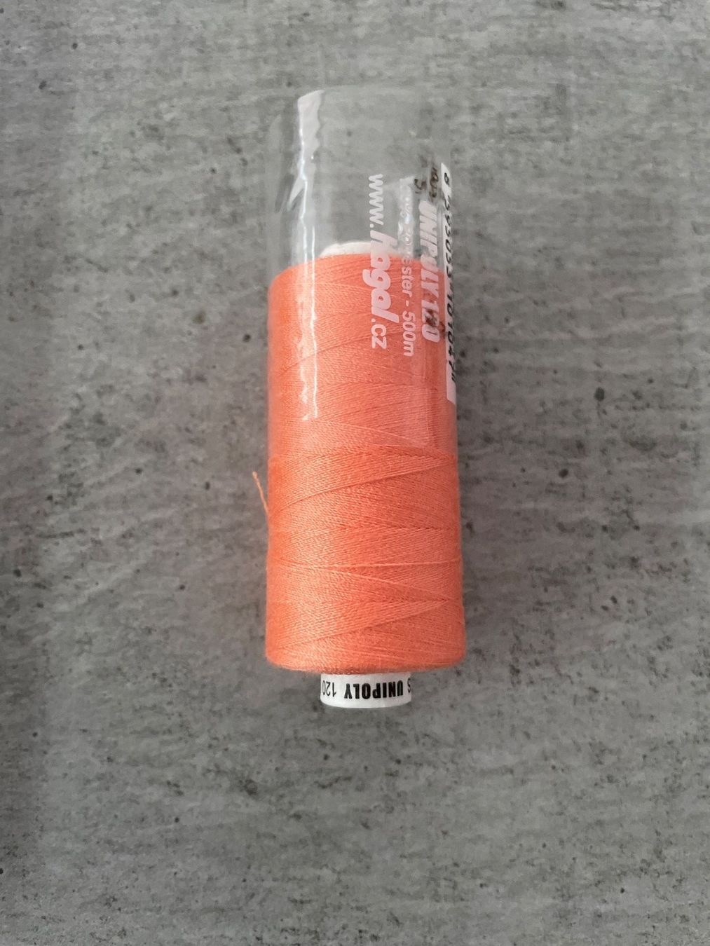 Kordeln & Faden: Polyester Nähgarn, Nähfaden Lachs  500m Nr. 26  NEU – Neu und originalverpackt aus Rietheim von Nugger