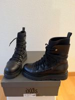 Stivaletti IXOS Nuovi - Tronchetto -Pelle e Tessuto Elastico
