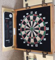 Dartscheibe mit Electronic Board und Kasten