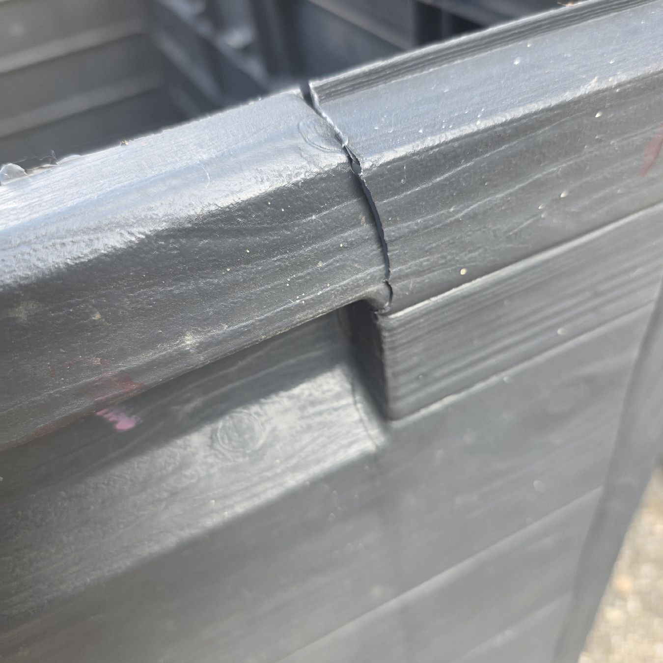 Coffres de rangement: Gartenbox Aufbewahrungsbox Kunststoff Anthrazit  – D'occasion à Rheinsulz par Gilea 4