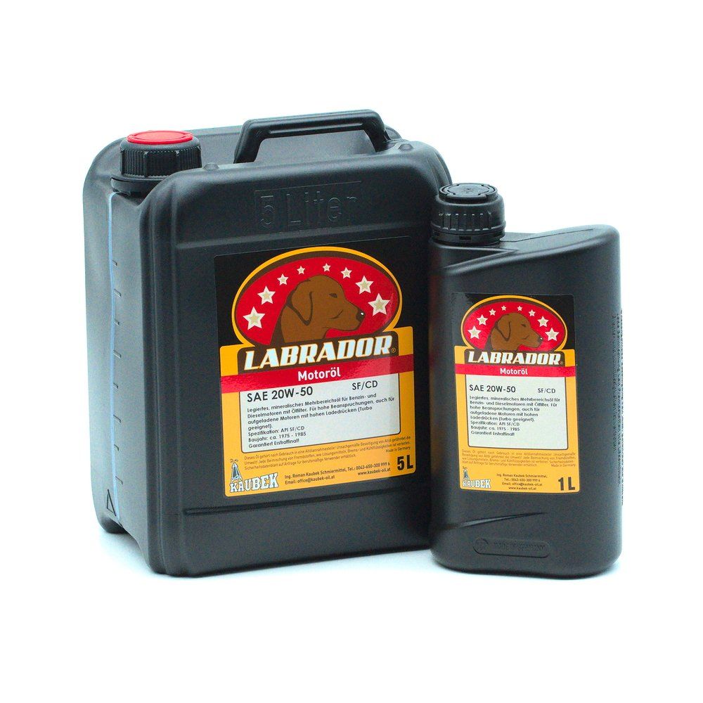 Öl und Additive: Motorenöl SAE 20W-50 SF/CD – Neu und originalverpackt aus Guntershausen von Hasler-Classics