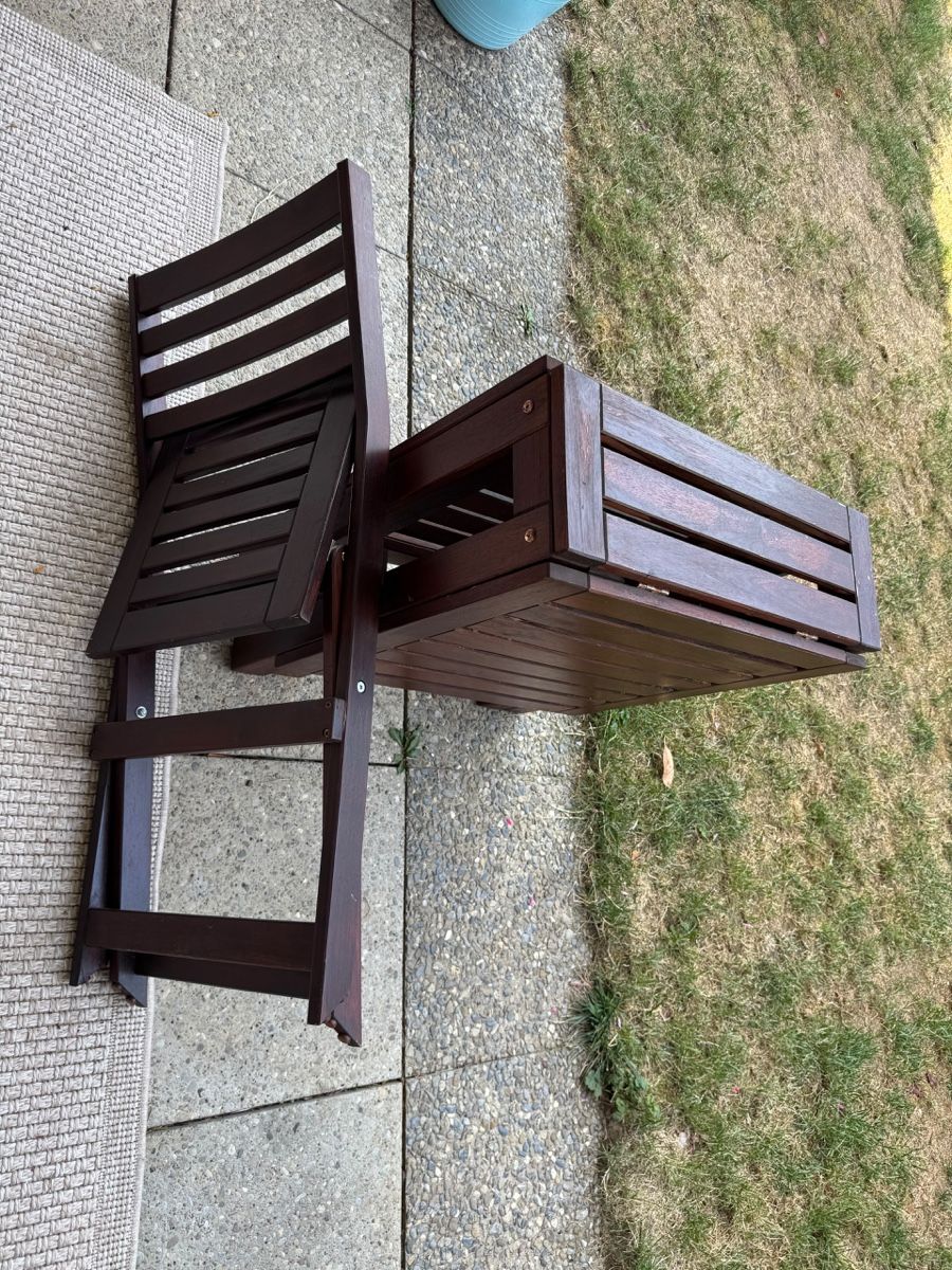 Ikea Tischset: Gartentisch klappbar inkl. Stühle – Gebraucht aus Bülach von cel_7q6j 8