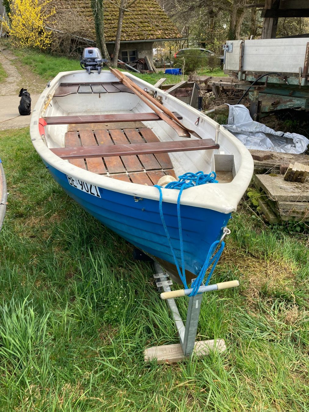 Barche: Fischerboot Polyform/ Yamaha 8 Ps Jg 2013 – Usato da Allmendingen b. Bern venduto da fordmustang1 1