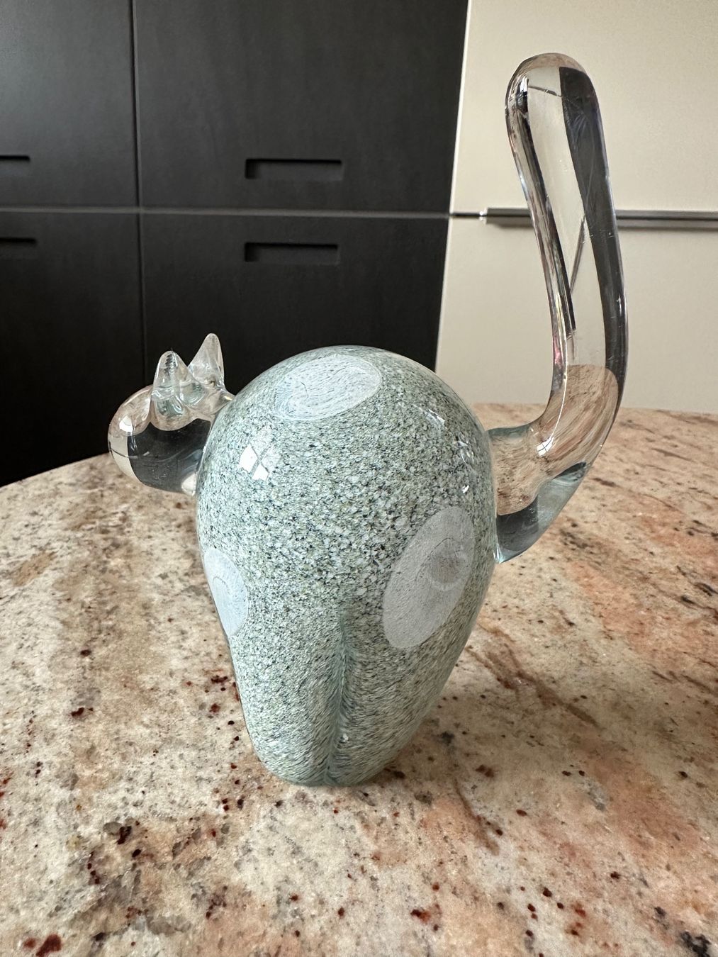 Statuette: Kunstobjekt - Moderne Katzenfigur aus Glas – Nuovo e nell'imballaggio originale da Spreitenbach venduto da Jessy8 1